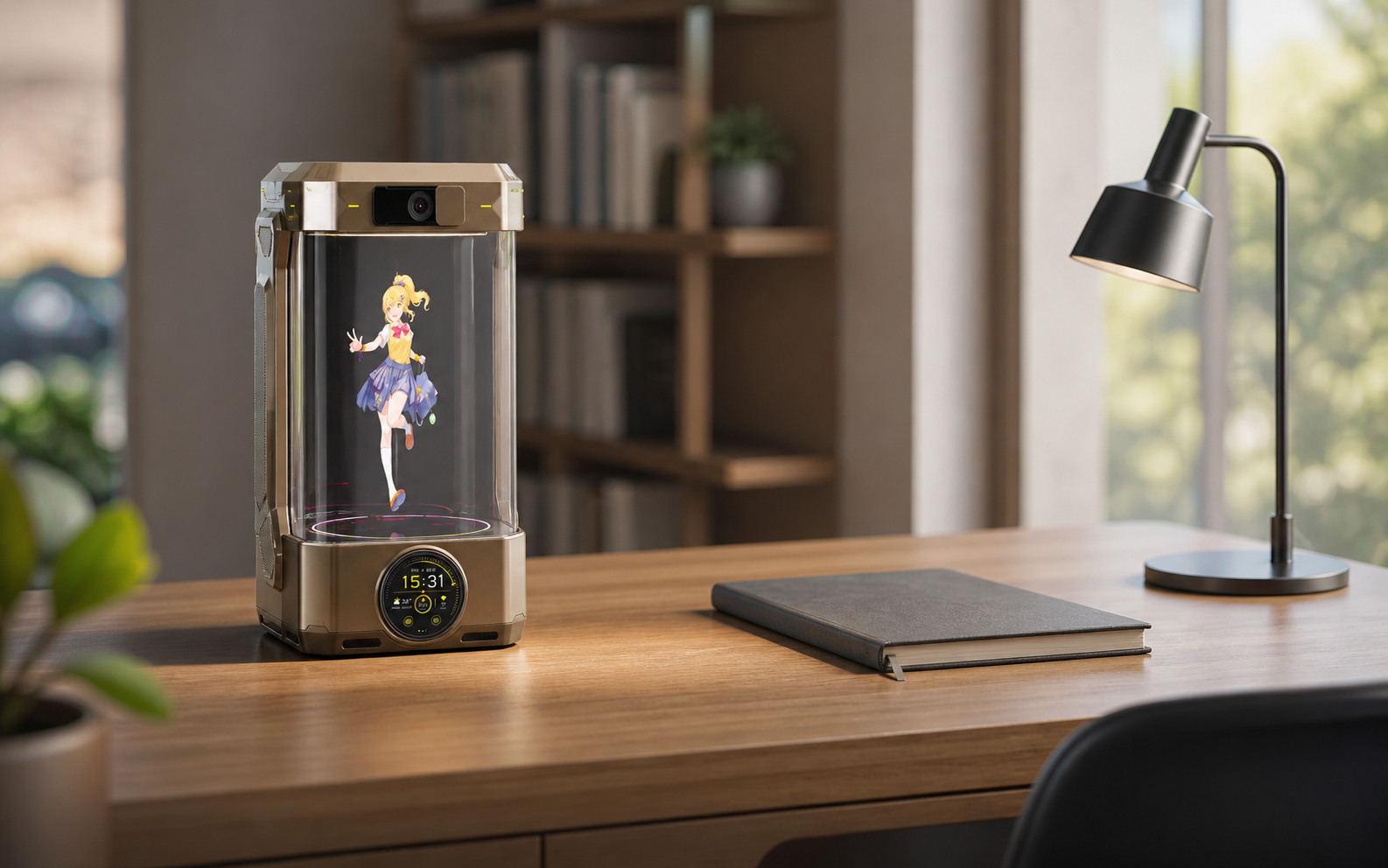 Lumiq Ola on a clean home study desk